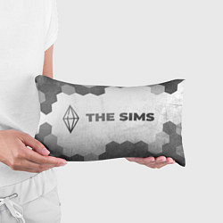 Подушка-антистресс The Sims - white gradient по-горизонтали, цвет: 3D-принт — фото 2