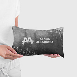 Подушка-антистресс Asking Alexandria - grey gradient по-горизонтали, цвет: 3D-принт — фото 2