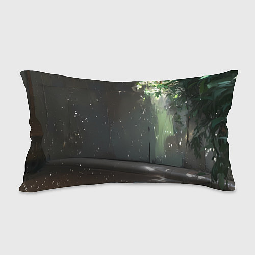 Подушка-антистресс Брюнетка в воде под дождем / 3D-принт – фото 2