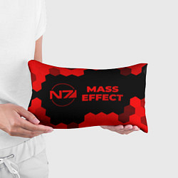 Подушка-антистресс Mass Effect - red gradient по-горизонтали, цвет: 3D-принт — фото 2