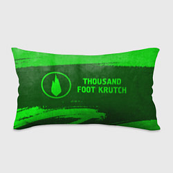 Подушка-антистресс Thousand Foot Krutch - green gradient по-горизонта, цвет: 3D-принт