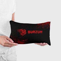 Подушка-антистресс Burzum - red gradient по-горизонтали, цвет: 3D-принт — фото 2