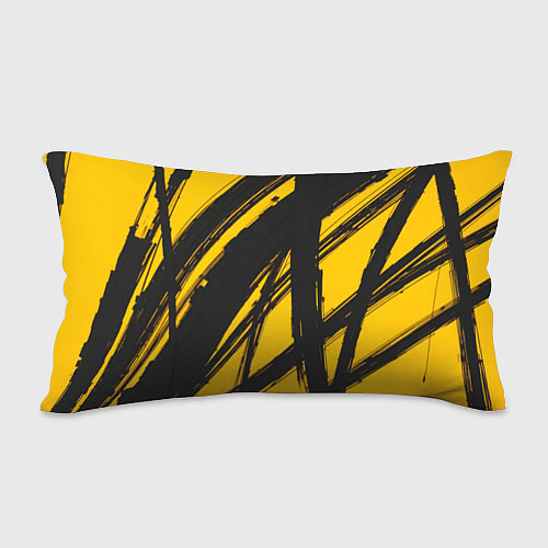 Подушка-антистресс Абстракция на желтом / 3D-принт – фото 2
