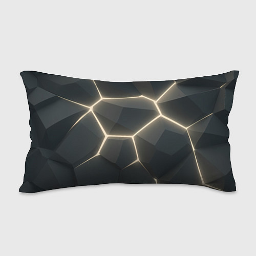 Подушка-антистресс Объемные серые плиты / 3D-принт – фото 2