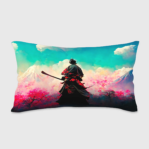 Подушка-антистресс Самурай и сакура / 3D-принт – фото 2