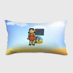 Подушка-антистресс Игра в кальмара пиксельный стиль, цвет: 3D-принт