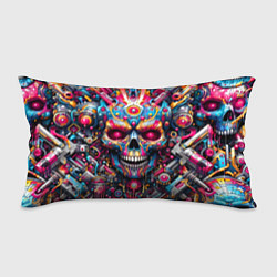 Подушка-антистресс Art cyber skull - ai art fantasy