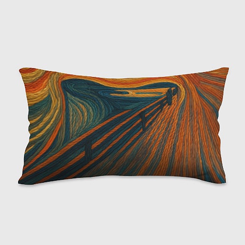 Подушка-антистресс Котик Крик - вязаный нейроарт / 3D-принт – фото 2