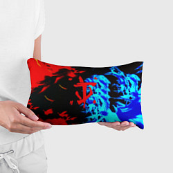 Подушка-антистресс Doom лёд и пламя, цвет: 3D-принт — фото 2