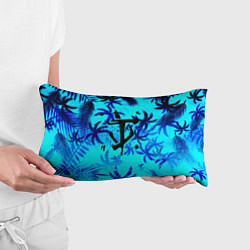 Подушка-антистресс Doom неоновые тропики, цвет: 3D-принт — фото 2