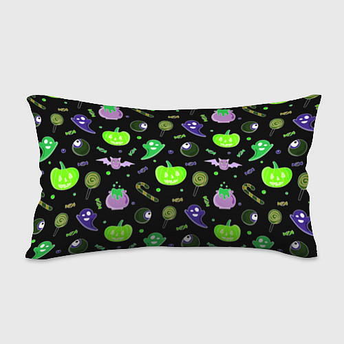 Подушка-антистресс Halloween black pumpkin pattern / 3D-принт – фото 2