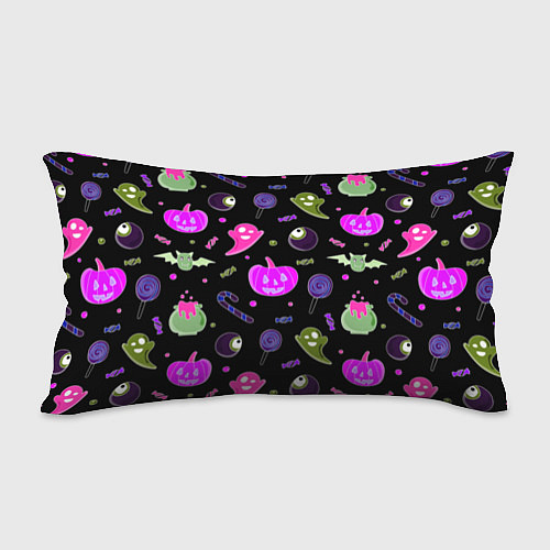 Подушка-антистресс Halloween pink black pumpkin / 3D-принт – фото 2