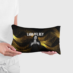 Подушка-антистресс Lana Del Rey в черном платье, цвет: 3D-принт — фото 2