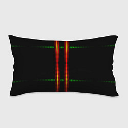 Подушка-антистресс Neon black green circles