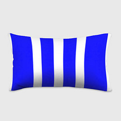 Подушка-антистресс Color white blue line