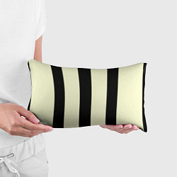 Подушка-антистресс Color black beige line, цвет: 3D-принт — фото 2