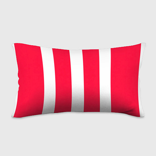 Подушка-антистресс Color red white line / 3D-принт – фото 2