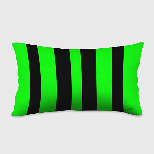 Подушка-антистресс Color green black lines / 3D-принт – фото 2
