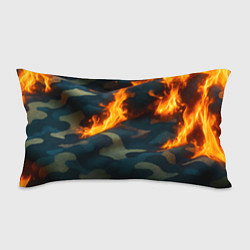 Подушка-антистресс Огонь на камуфляжной ткани