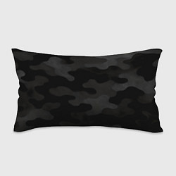 Подушка-антистресс Черно-серая текстура камуфляжа, цвет: 3D-принт