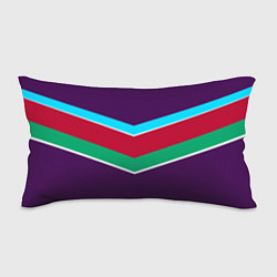 Подушка-антистресс Фиолетовый с полосами, цвет: 3D-принт