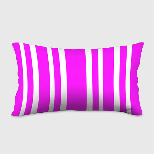 Подушка-антистресс Color white pink stripes / 3D-принт – фото 2