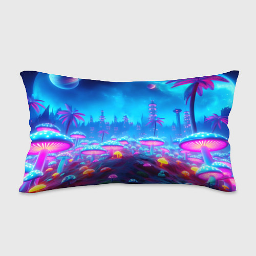 Подушка-антистресс Бендер на сказочной неоновой грибной планете - ней / 3D-принт – фото 2