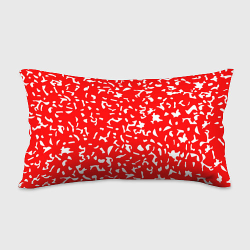 Подушка-антистресс Красный яркий камуфляж / 3D-принт – фото 2