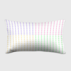 Подушка-антистресс Color white multicolored stripes