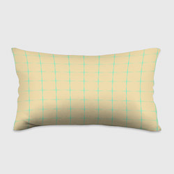 Подушка-антистресс Color beige green crosses, цвет: 3D-принт