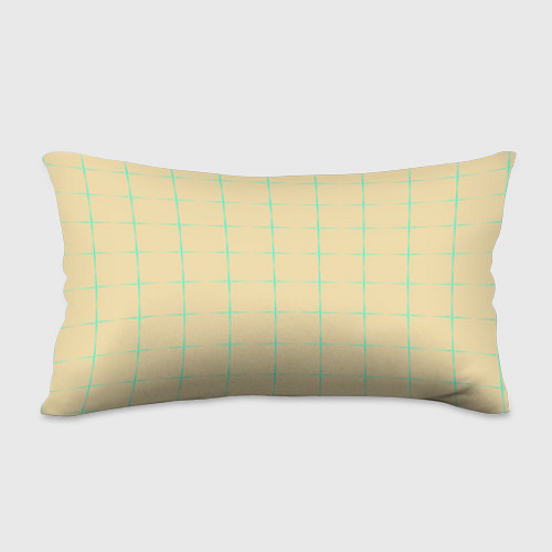 Подушка-антистресс Color beige green crosses / 3D-принт – фото 2