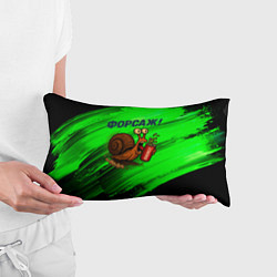 Подушка-антистресс Бешеная улитка с энергетиком - форсаж, цвет: 3D-принт — фото 2