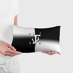 Подушка-антистресс Doom black geometry, цвет: 3D-принт — фото 2