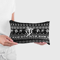 Подушка-антистресс Doom x elders scrolls pattern, цвет: 3D-принт — фото 2