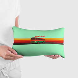 Подушка-антистресс Ретро автобус ЛиАЗ 677, цвет: 3D-принт — фото 2