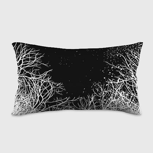 Подушка-антистресс Barcelona деревья белые ночь / 3D-принт – фото 2