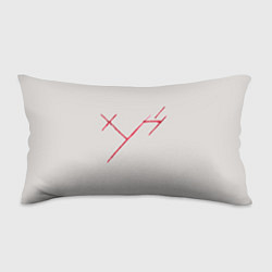 Подушка-антистресс Три буквы, цвет: 3D-принт