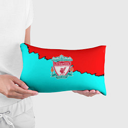 Подушка-антистресс Liverpool краски текстура штрихи, цвет: 3D-принт — фото 2