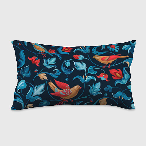 Подушка-антистресс Ночные цветы и птицы / 3D-принт – фото 2