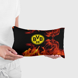 Подушка-антистресс Borussia огонь текстура, цвет: 3D-принт — фото 2