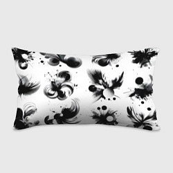 Подушка-антистресс Чёрно-белая абстракция нейроарт