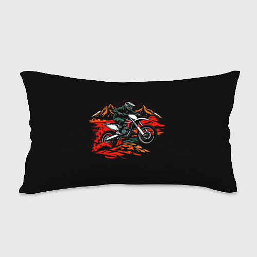 Подушка-антистресс Motocross in the mountains / 3D-принт – фото 2