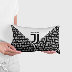 Подушка-антистресс Juventus символы китайские, цвет: 3D-принт — фото 2