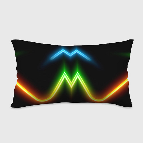 Подушка-антистресс Neon multicolored lines / 3D-принт – фото 2
