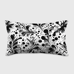 Подушка-антистресс Кляксы и растения - нейроарт паттерн