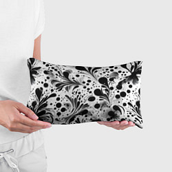 Подушка-антистресс Кляксы и растения - нейроарт паттерн, цвет: 3D-принт — фото 2