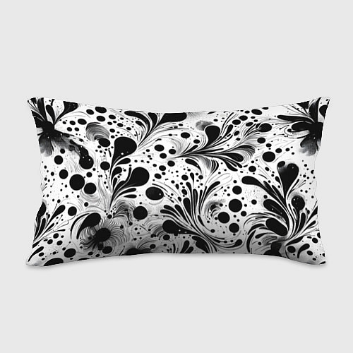 Подушка-антистресс Кляксы и растения - нейроарт паттерн / 3D-принт – фото 2