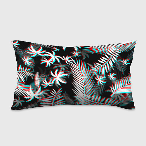 Подушка-антистресс Манчестер Юнайтед тропики глитч / 3D-принт – фото 2