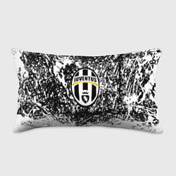 Подушка-антистресс Ювентус белые краски всплеск текстура, цвет: 3D-принт