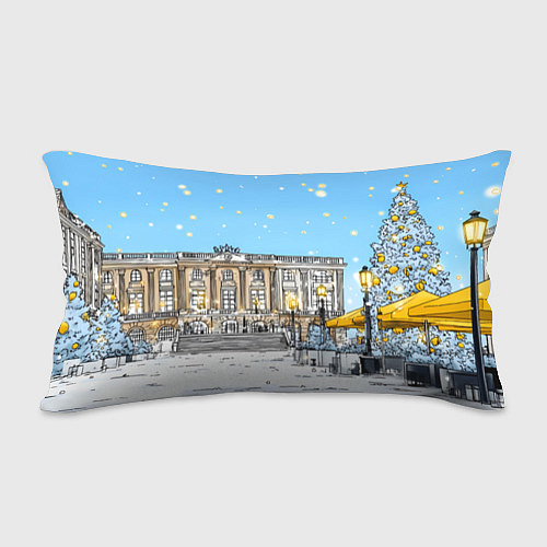 Подушка-антистресс Новогодний день в Москве / 3D-принт – фото 2